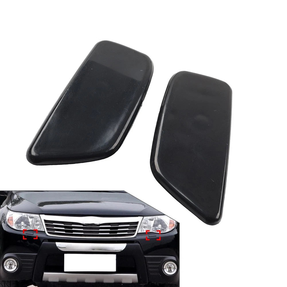 Headlight Washer Nozzle Cover Cap Set for Subaru Forester (2008–2012)
