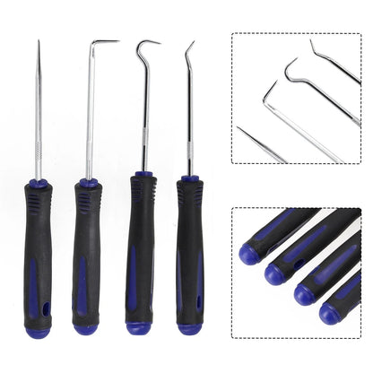 4 x Hook and Pick Tools for Car Auto Oil Seal O-Ring Seal Gasket Removal