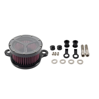 Red Clear Air Cleaner Intake Filter for Harley Sportster XL883 XL1200 (1991–2023)