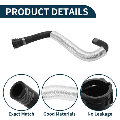 Radiator Hose for Porsche Macan (2015) No. 95B819332A Rubber Coolant Pipe