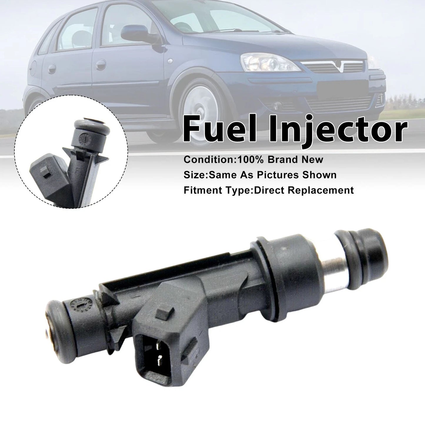 Fuel Injector for Vauxhall Corsa C (2001–2006), Meriva A (2003–2009) 25317316