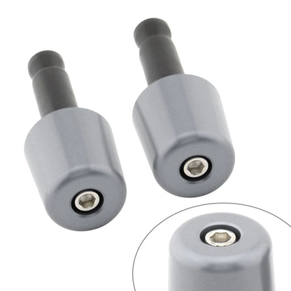 Handlebar Grips for Universal Motorcycle (1.5 in/38.1mm) - Grey
