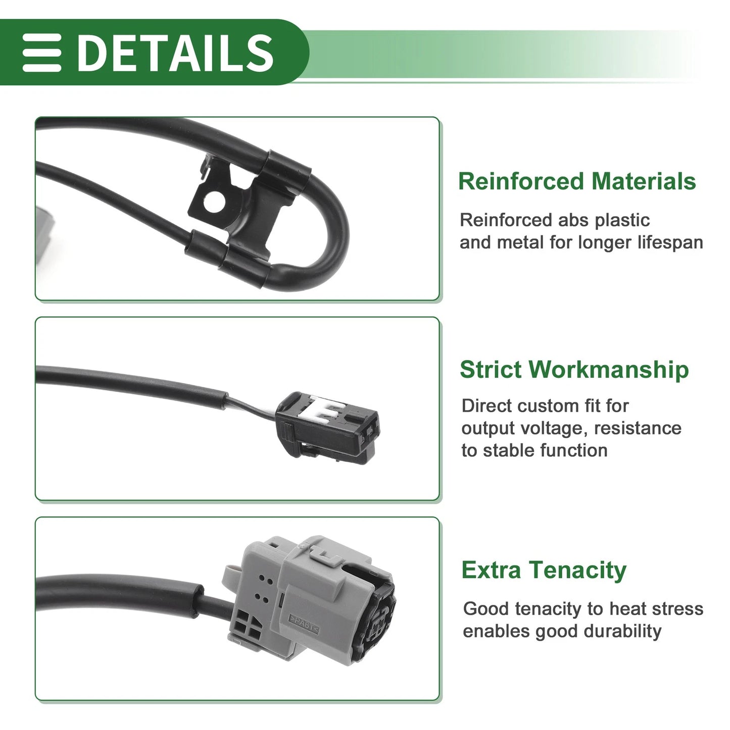ABS Wheel Speed Sensor No. 895160E070 for Toyota Highlander (2001–2007)