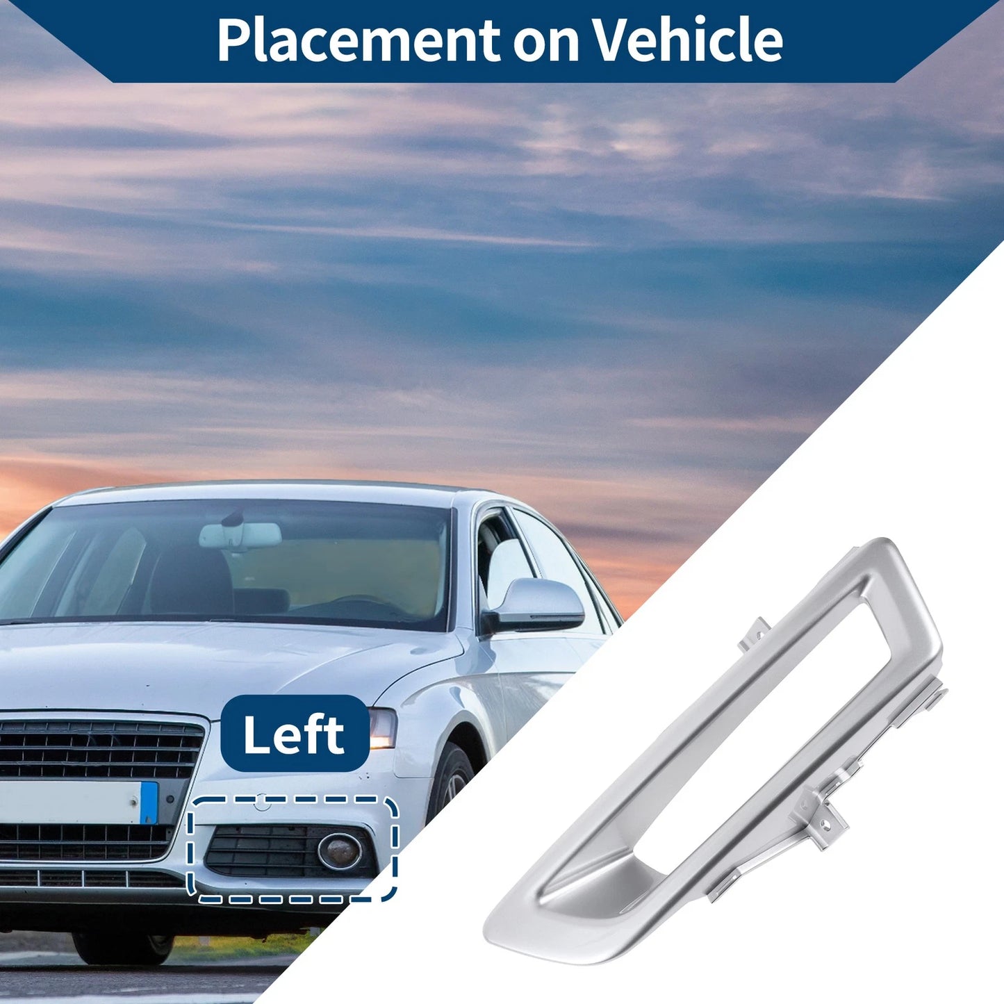 1 Pc Fog Light Grill for Land Rover Discovery Sport (2015–2020) LR061234
