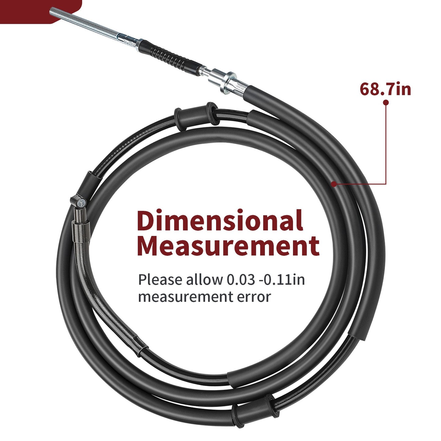 Rear Parking Brake Cable for Suzuki King Quad 450/700 (2005–2010)