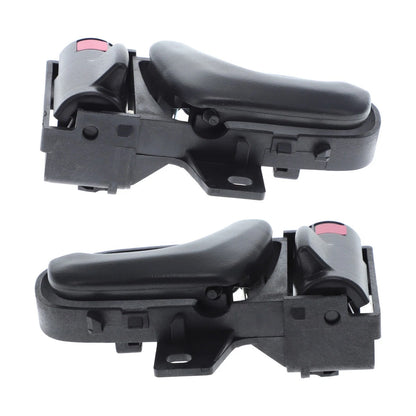 Set of 2 Inner Door Handles for Holden Barina (1991–1999) Black