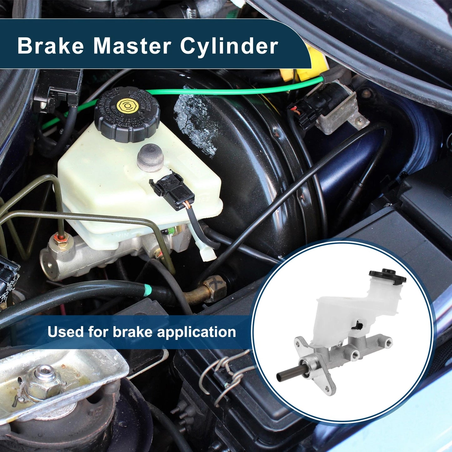 Brake Master Cylinder with Reservoir No. 46100TA1A01 for Honda Accord (2008–2012)
