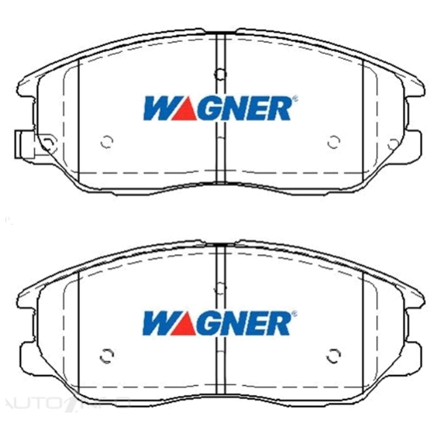 Set of 4 Front Disc Brake Pads for Hyundai Terracan (2001–2007)