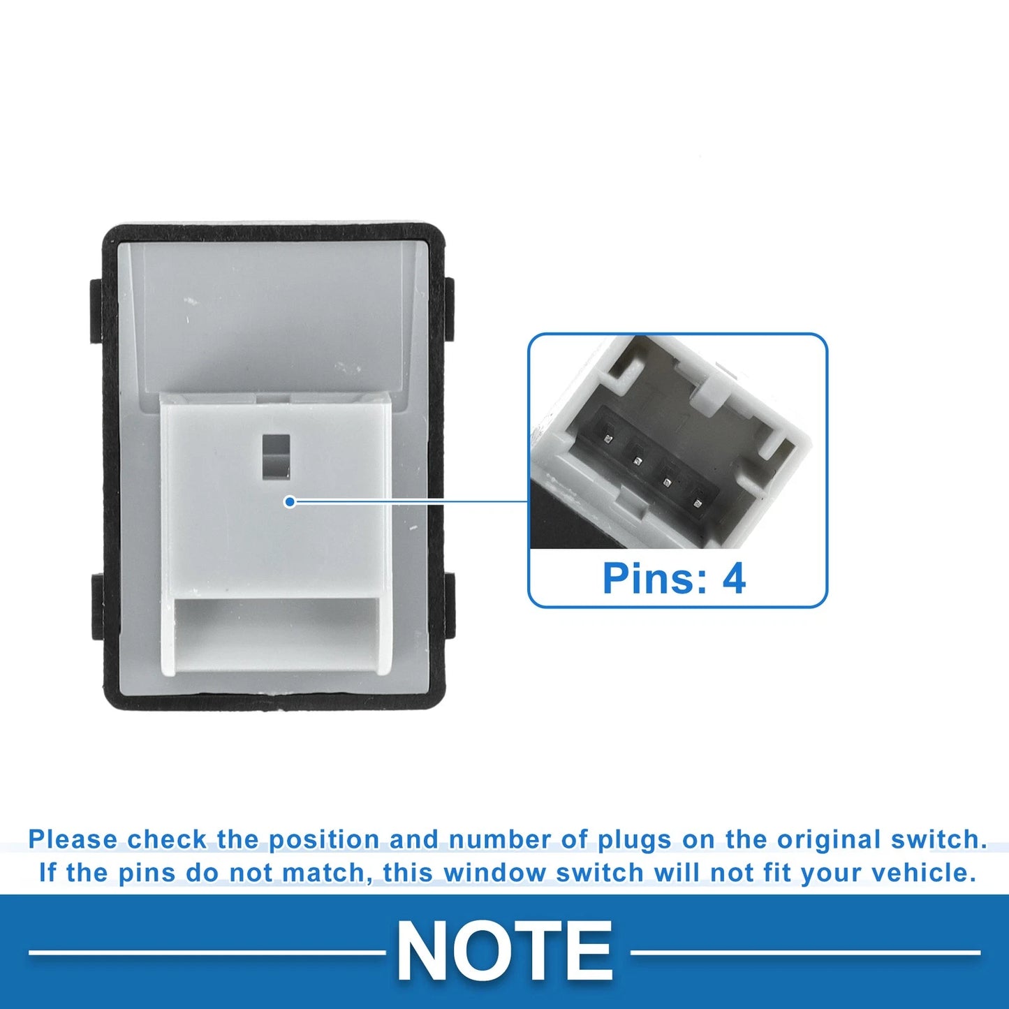 Power Window Switch for Audi A4 A5 S4 (2013–2020) No. 4GD959855