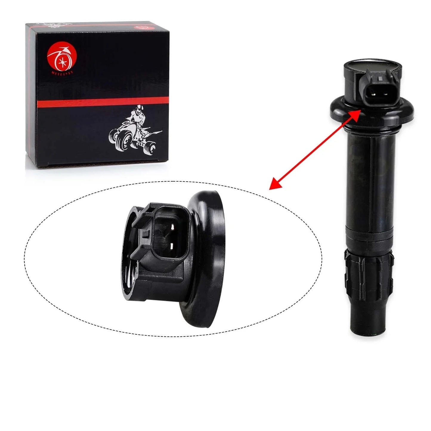4 x Ignition Coil for Yamaha YZF-R1 (2007–2008)