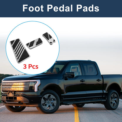 3 Pcs Automatic Foot Accelerator Pedal Covers for Ford Ranger