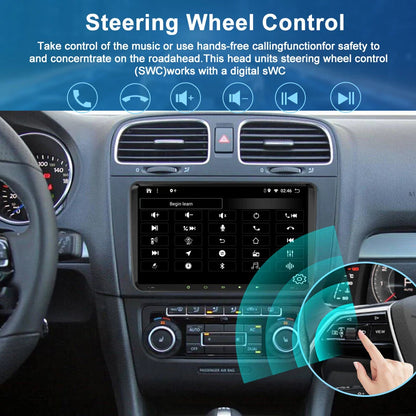 9'' Wireless CarPlay Android Auto Head Unit for Volkswagen EOS (2007-2014)