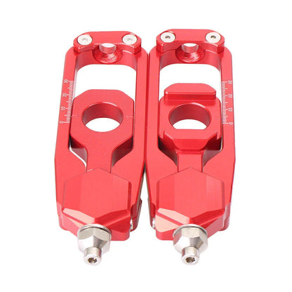 Rear Chain Adjusters Tensioner for YAMAHA MT09 FZ09 (2013-2016) Red
