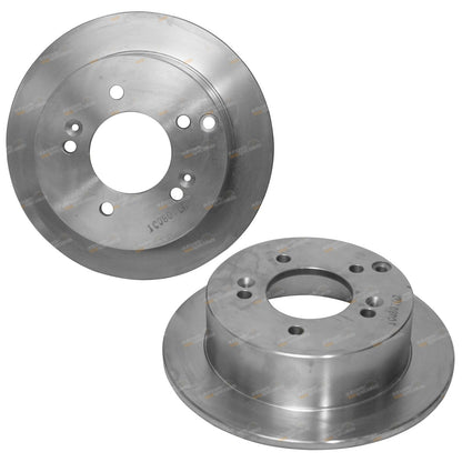 2x Rear Disc Brake Rotors for Hyundai Sonata (2005–2010) FWD