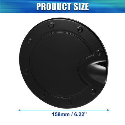 Black Fuel Tank Cover Door Gas Filler Cap for Dodge Ram (2010-2017)