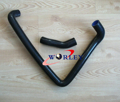 3 Row Aluminum Radiator & Black Hose for Nissan Fairlady 300ZX Z32 (1989-1996)