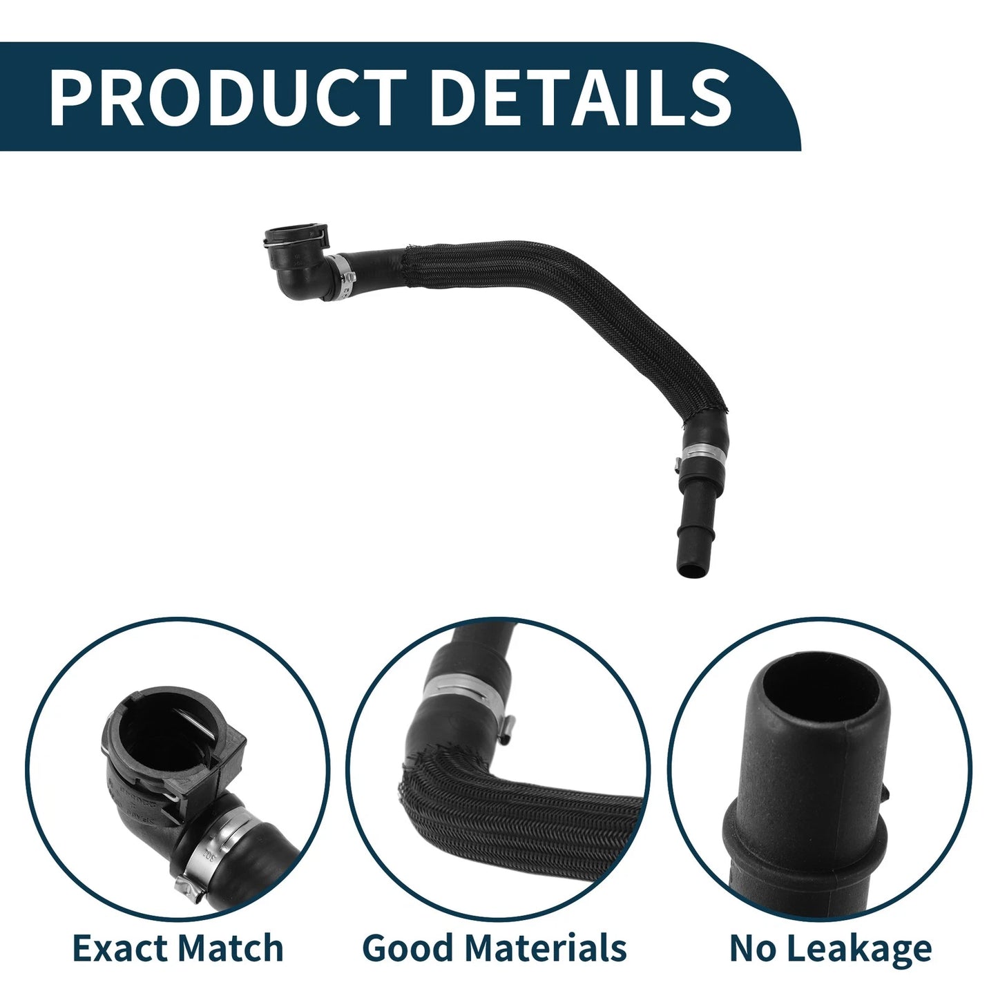 Radiator Hose for Jeep Cherokee (2014–2018) No. 53107665 Rubber