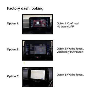 Wireless Carplay Android Auto Radio for Toyota Yaris (2019-2024)
