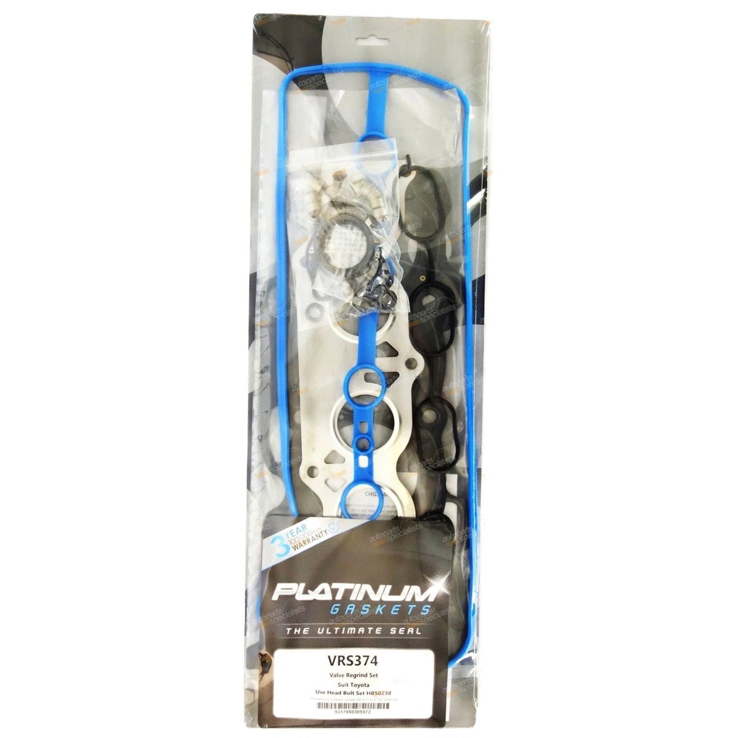 Valve Regrind Gasket Set for Toyota Avensis Verso (2001–2003)