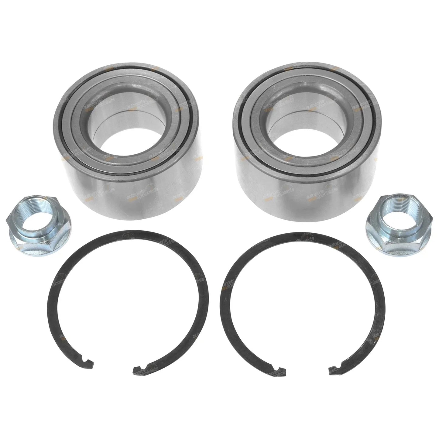 Front Wheel Bearing Kits + Grease for Mazda CX-7 (2006-2010)