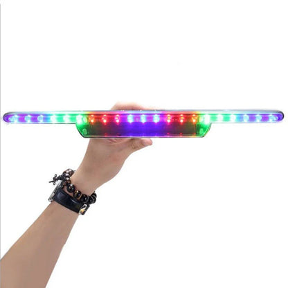 RGB Illuminated Light Bar for Car Safety with Eco Friendly Solar Power