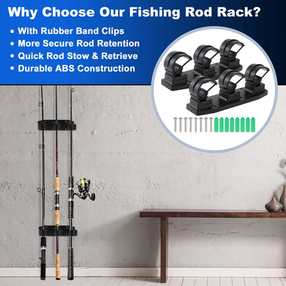 2X Fishing Pole Rack for Universal Use (2010–2023)