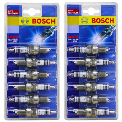 Set of 12 Spark Plugs for Mercedes-Benz E240 (2002–2005)