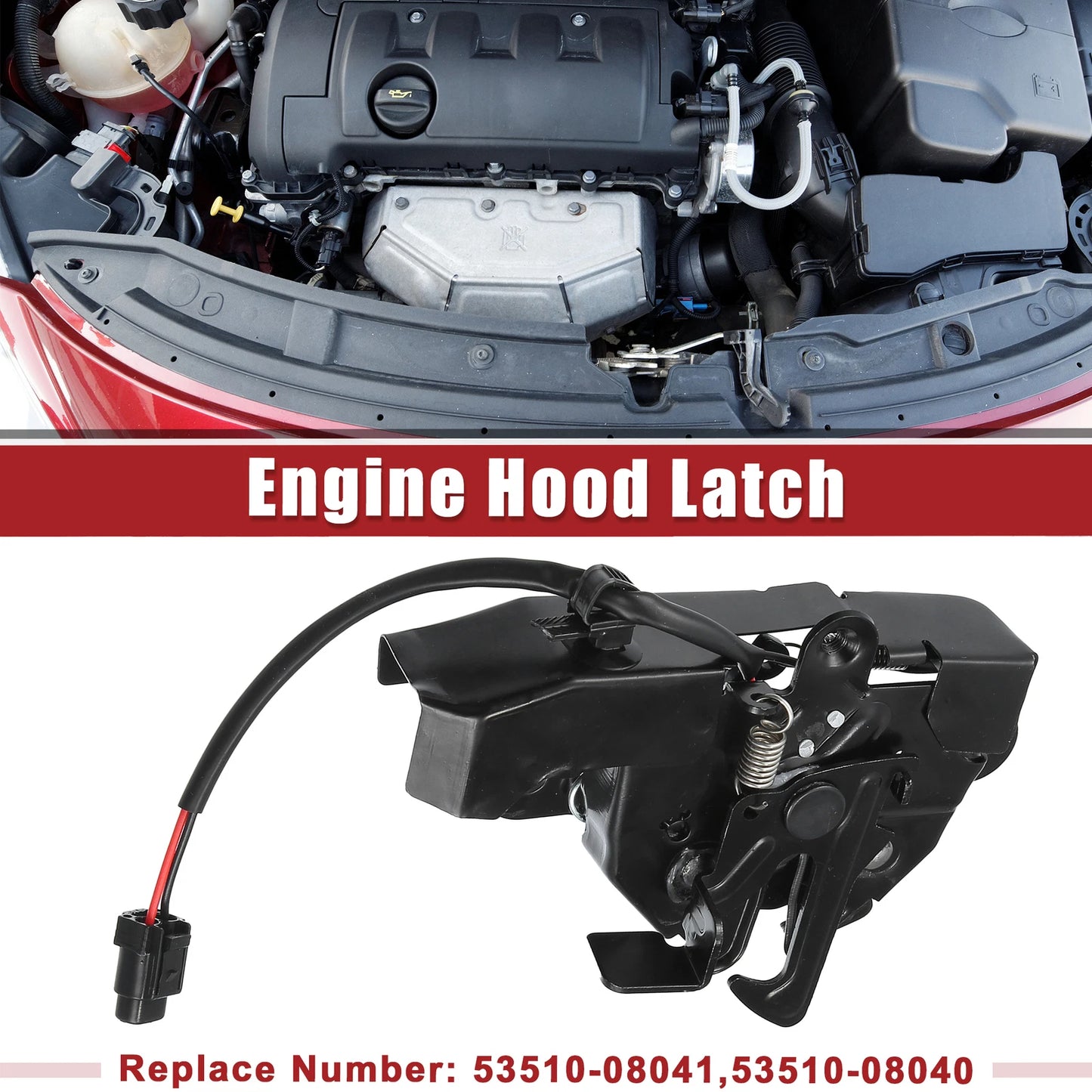 Hood Latch with Sensor for Toyota Sienna (2013–2020)