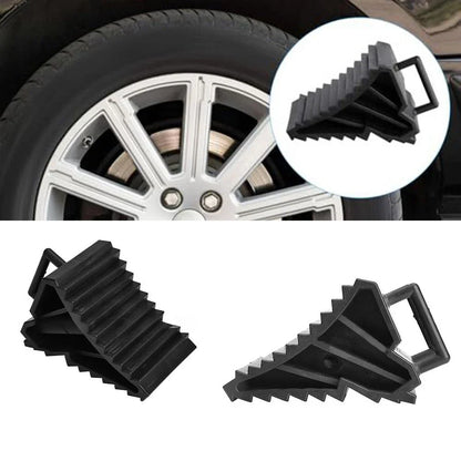 2 x Heavy Duty Non Slip Wheel Chocks for Trailers and Caravans for Vehicles