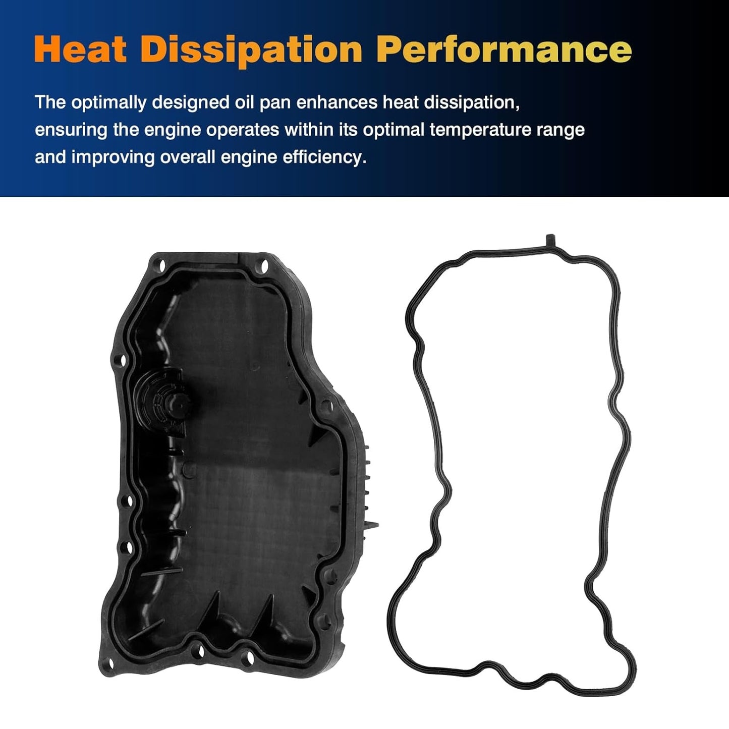 Oil Pan with Gasket for Nissan Rogue (2023–2024)