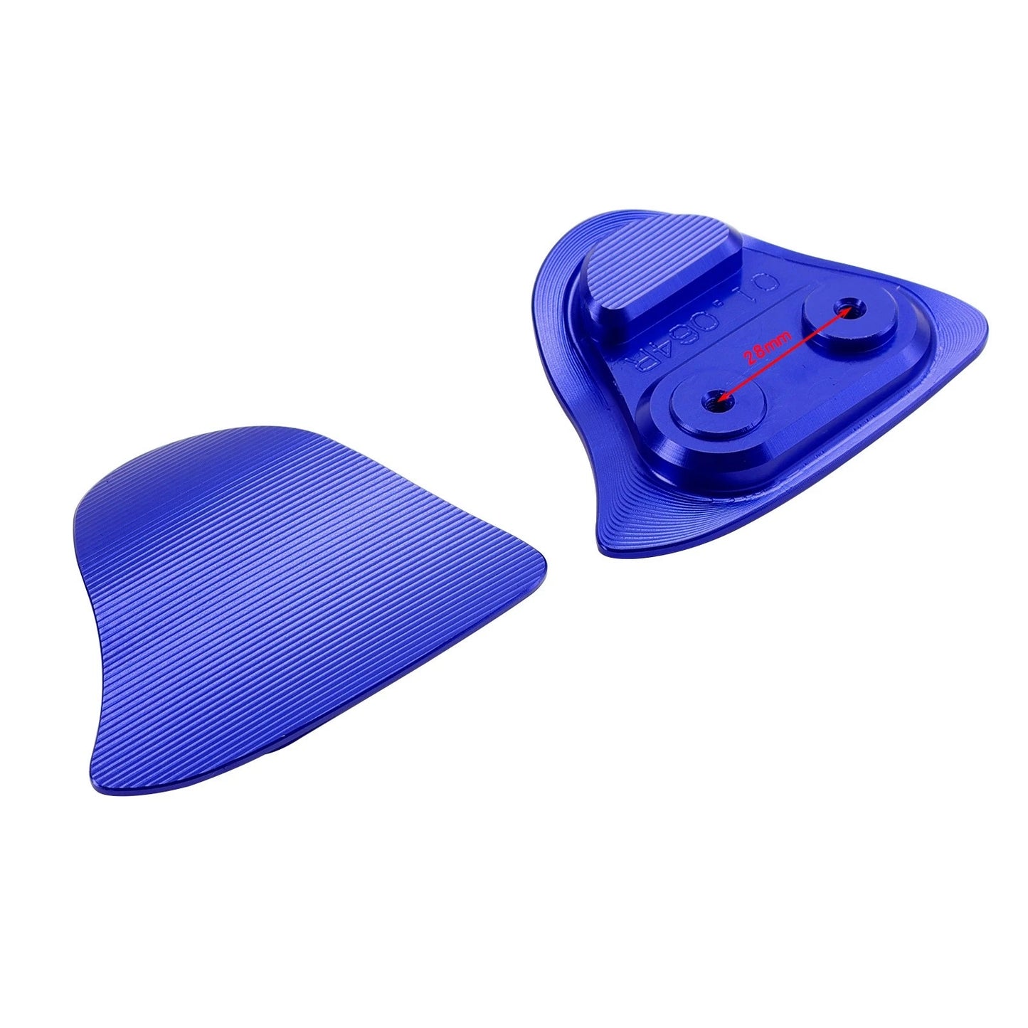 CNC Blue Mirror Caps for Yamaha YZF R1 R1M (2020–2024)
