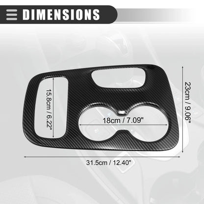 Carbon Fiber Central Control Gear Shift Panel Trim for Dodge Durango (2018-2020)