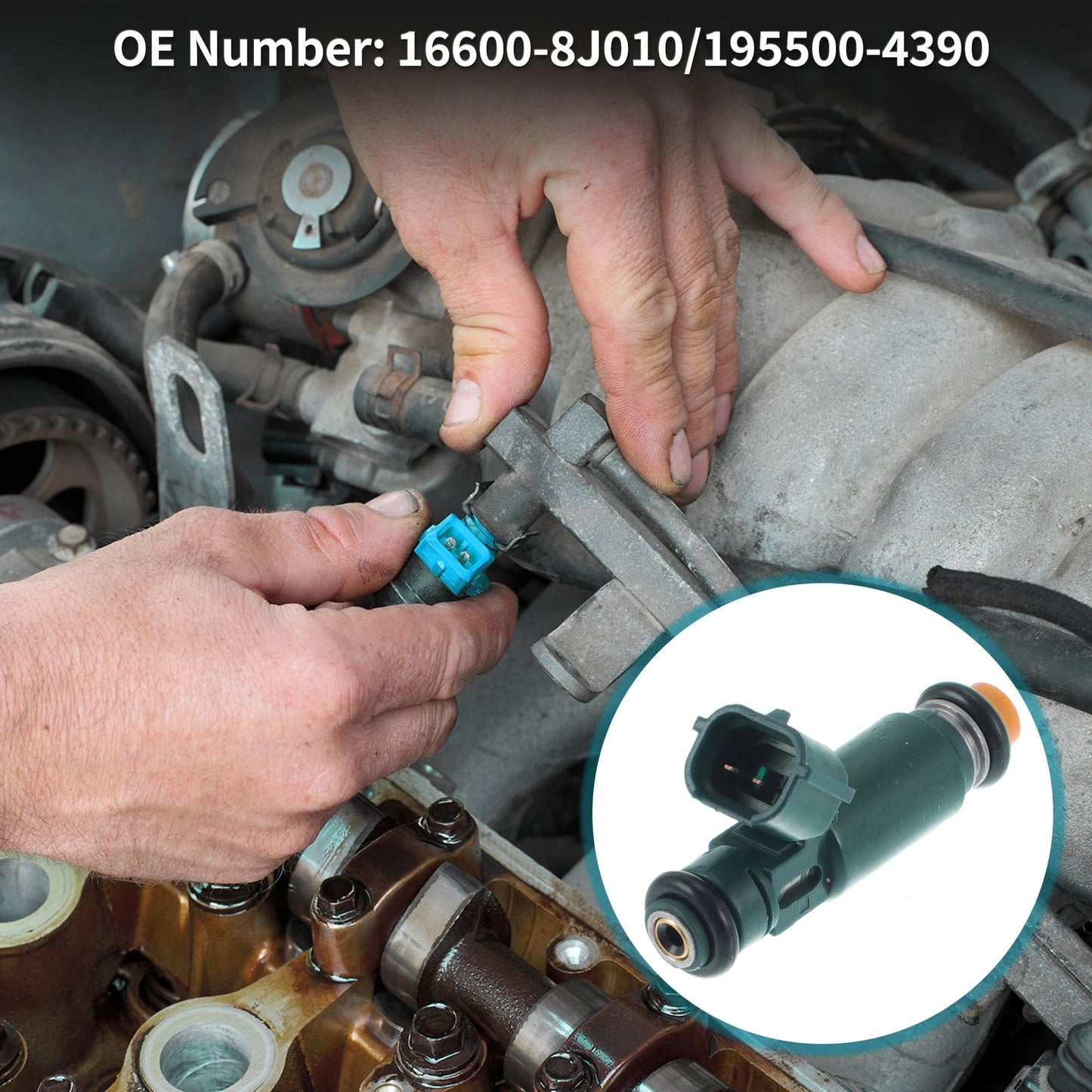 Fuel Injector No. 16600-8J010 for Nissan Altima 2.5 (2002–2006)