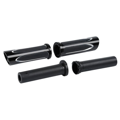 1" 25mm Handlebar Hand Grips for Harley Touring Dyna Choppers Honda Suzuki