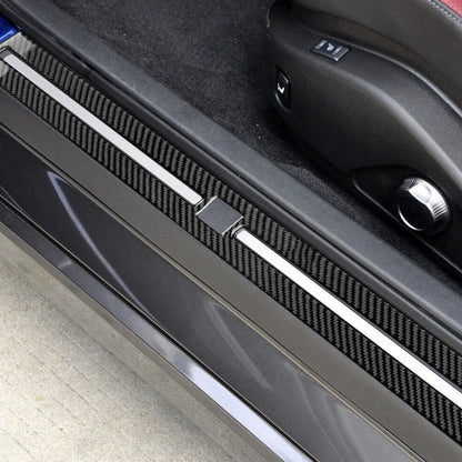 Door Sill Protectors for Nissan GTR R35 (2007-2019) - Red 2 x Protectors