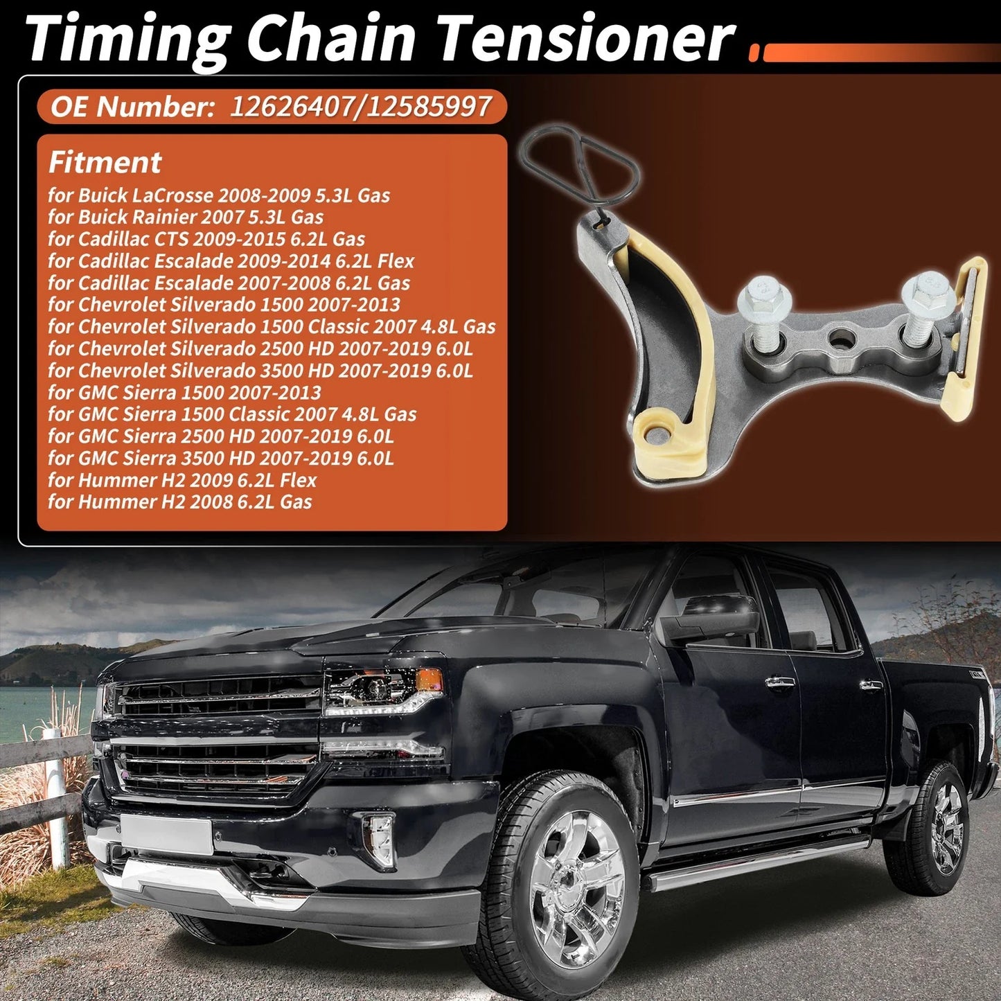 Engine Timing Chain Tensioner for Chevrolet Tahoe (2007-2014)