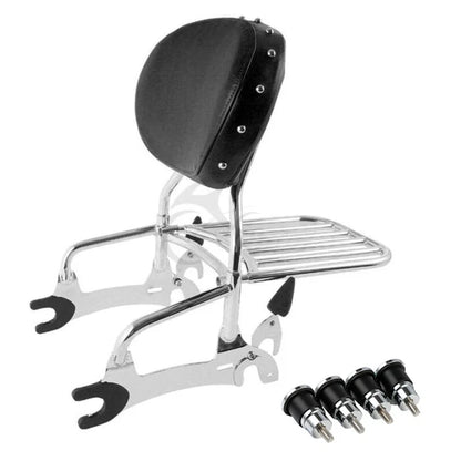 Chrome Backrest Sissy Bar with Spools for Indian Chieftain (2014-2022)