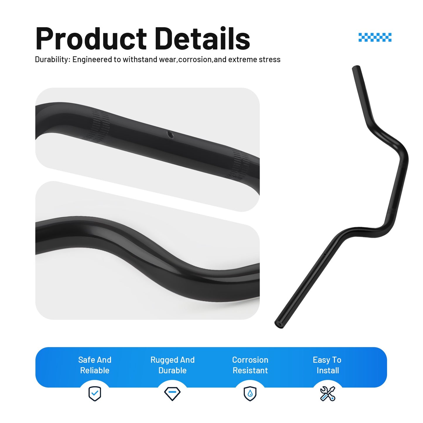 Handlebar for Honda ATC200X ATC250R (1983–1987)