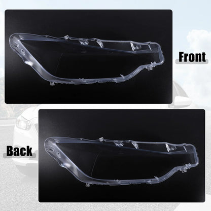 Pair Front Headlight Lens Cover for BMW F30 F31 F35 (2013-2016)