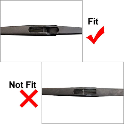 12" Rear Wiper Blade for Nissan Qashqai Qashqai +2 Dualis J10 (2006-2013)