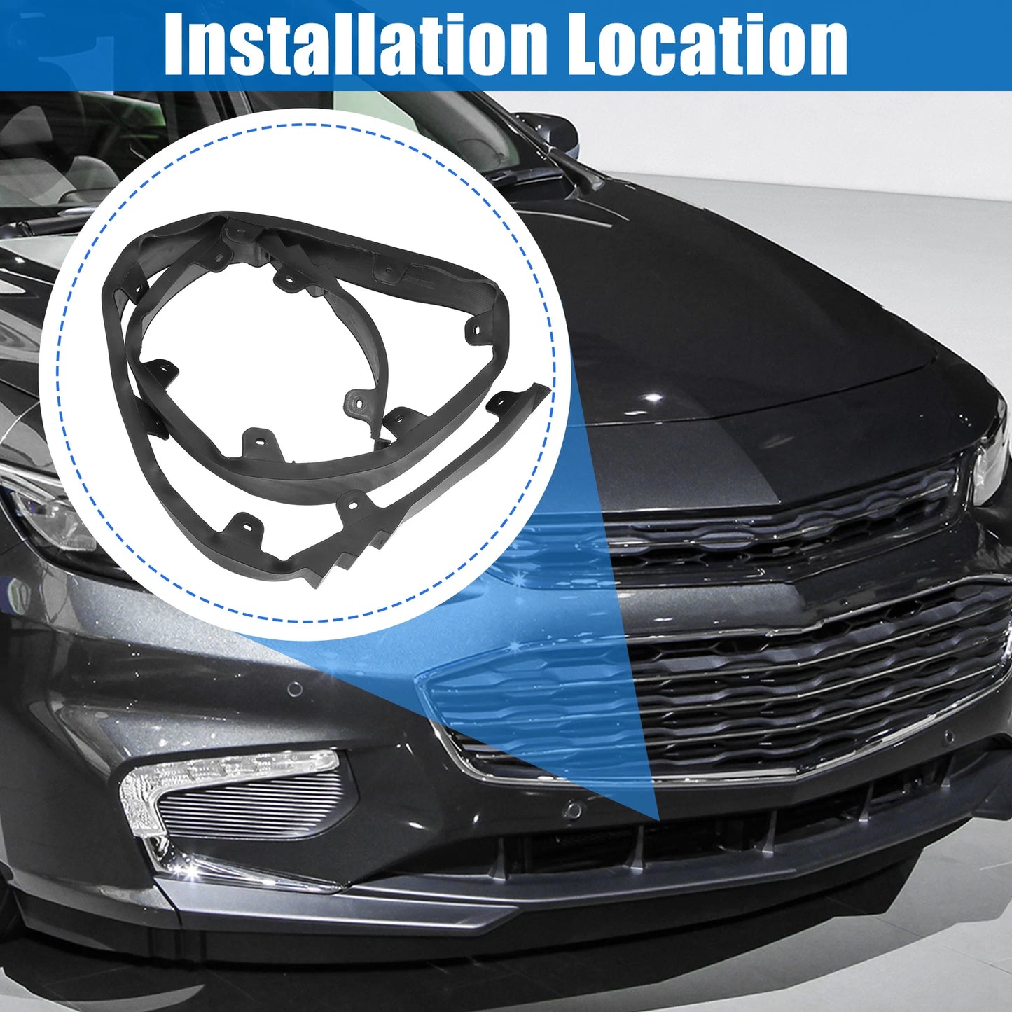 Front Bumper Lower Air Deflector for Chevrolet Malibu (2016–2023) No. 23397792