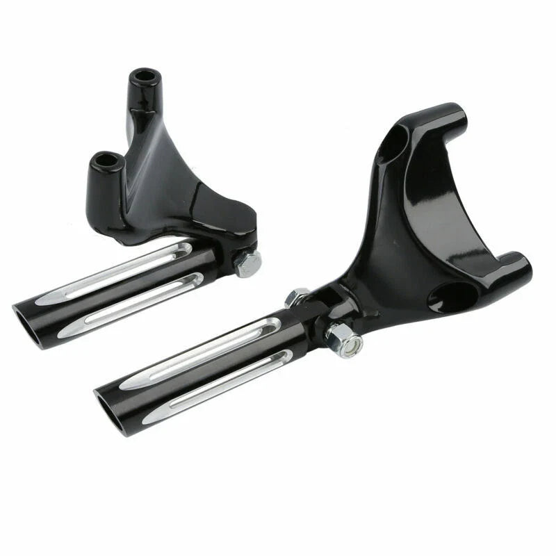 Rear Passenger Foot Pegs for Harley Sportster 883 1200 (2004-2013) Black