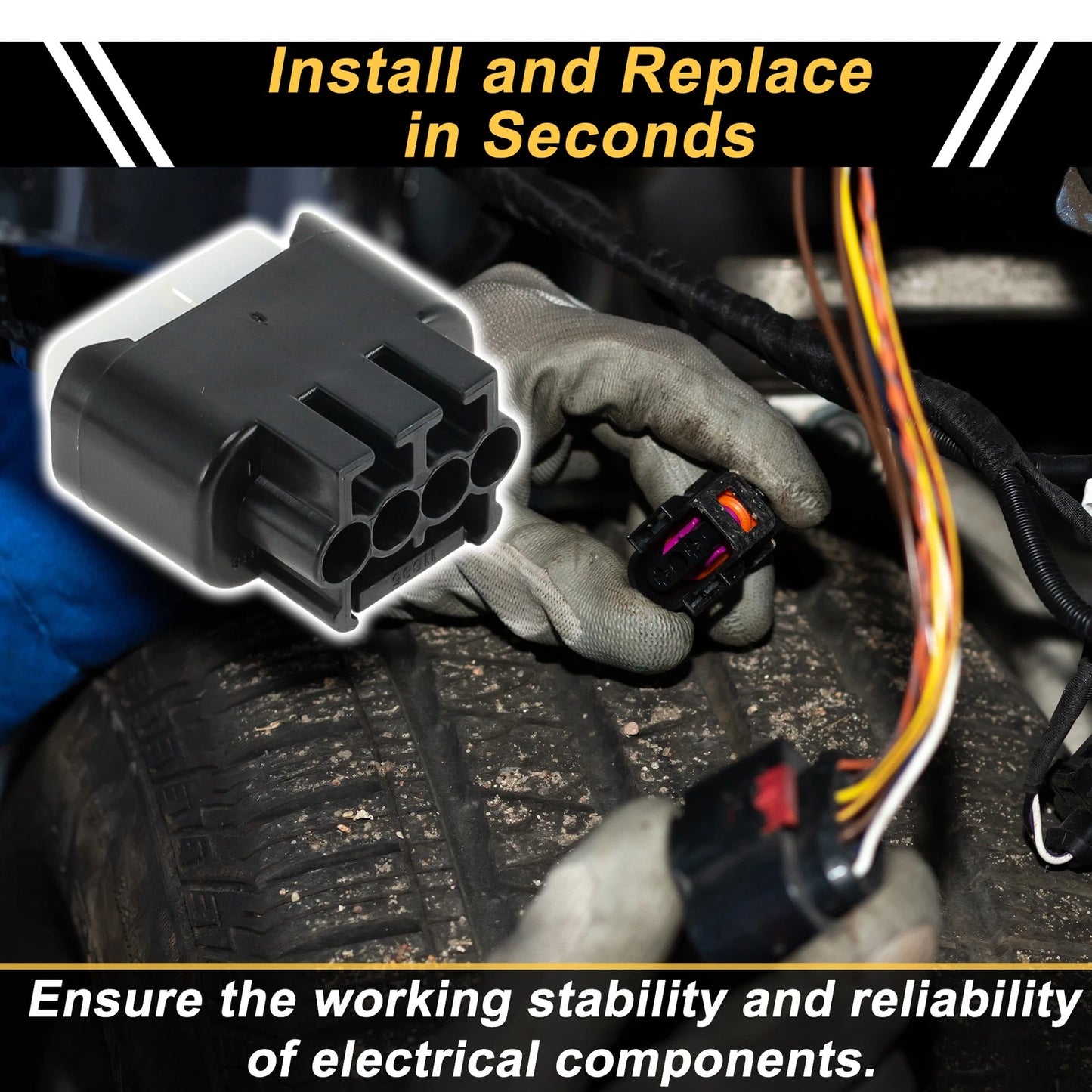 4 Pin Ignition Coil Connector Plug for Chevrolet Prizm (1999–2002)