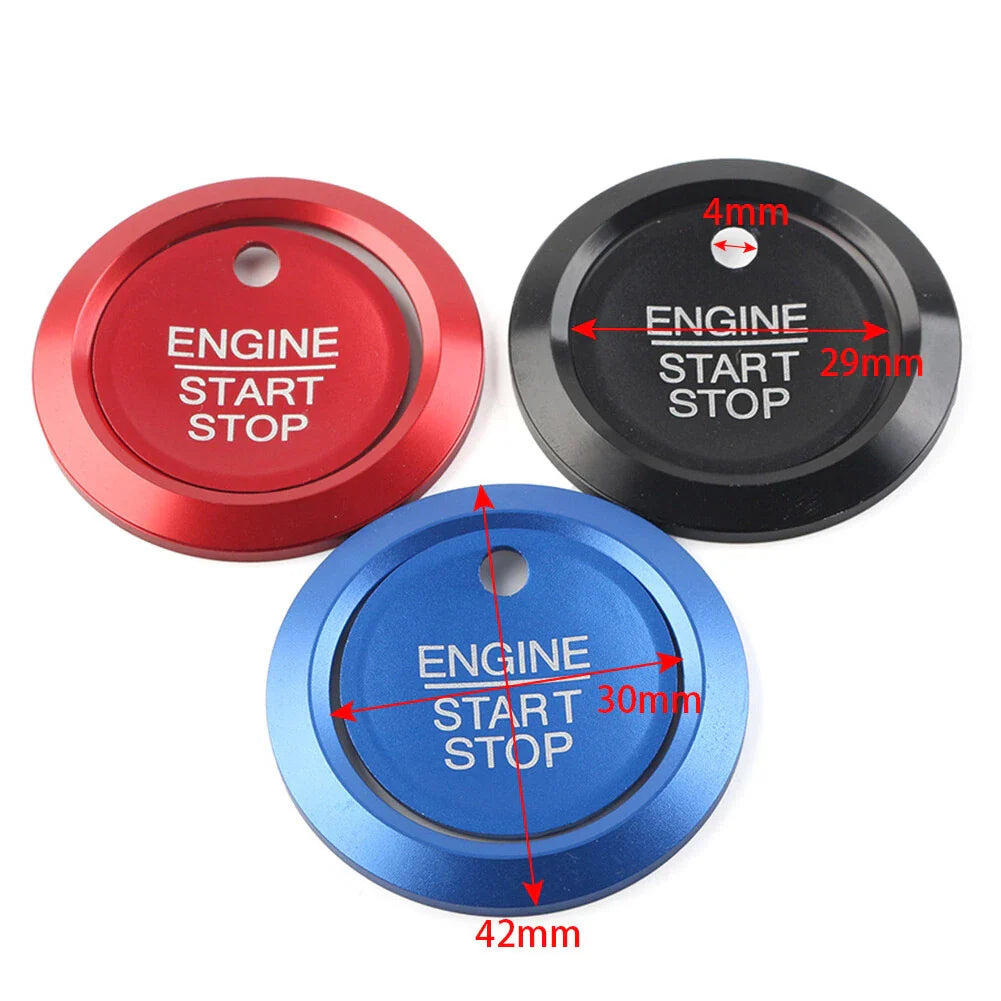 Engine Start Stop Switch Cover Trim for Ford F150 Raptor (2015-2020) Blue