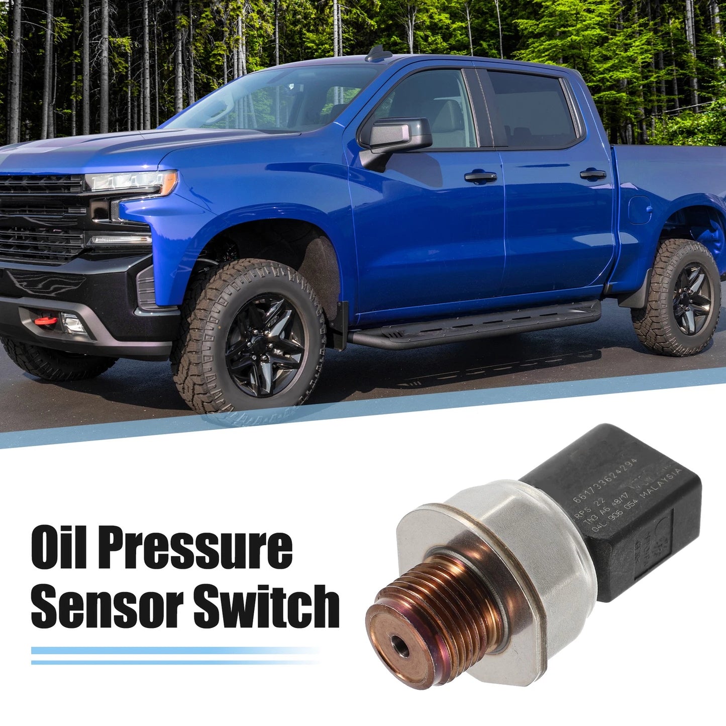 Fuel Rail Pressure Sensor for Volkswagen Beetle TDI 2012–2019 04L906054