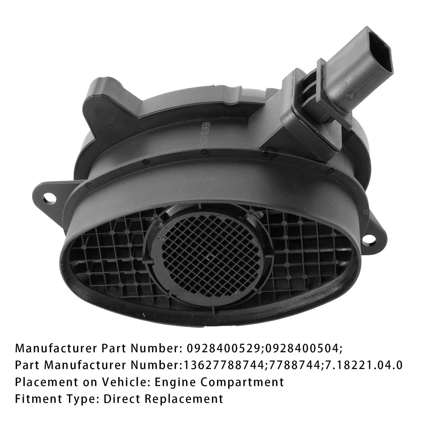 Mass Air Flow Meter Sensor for BMW E90 E91 E92 E87 E60 (2006–2013) 0928400529