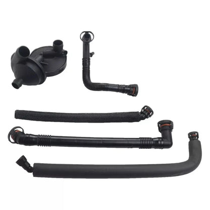 5Pcs PCV Crankcase Vent Valve & Breather Hose for BMW E46 330i 525i 530i X3 (2000-2006)