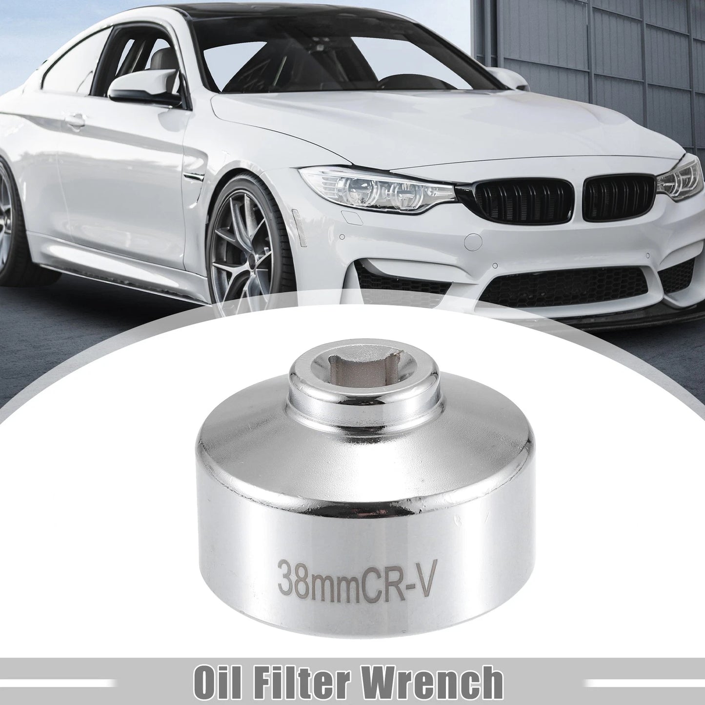 38mm Oil Filter Socket Wrench Tool for Universal Vehicles