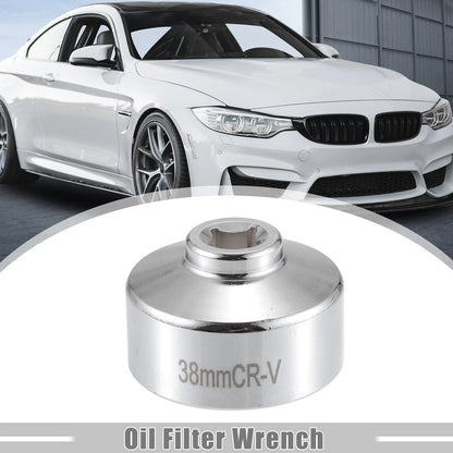 38mm Oil Filter Socket Wrench Tool for Universal Vehicles
