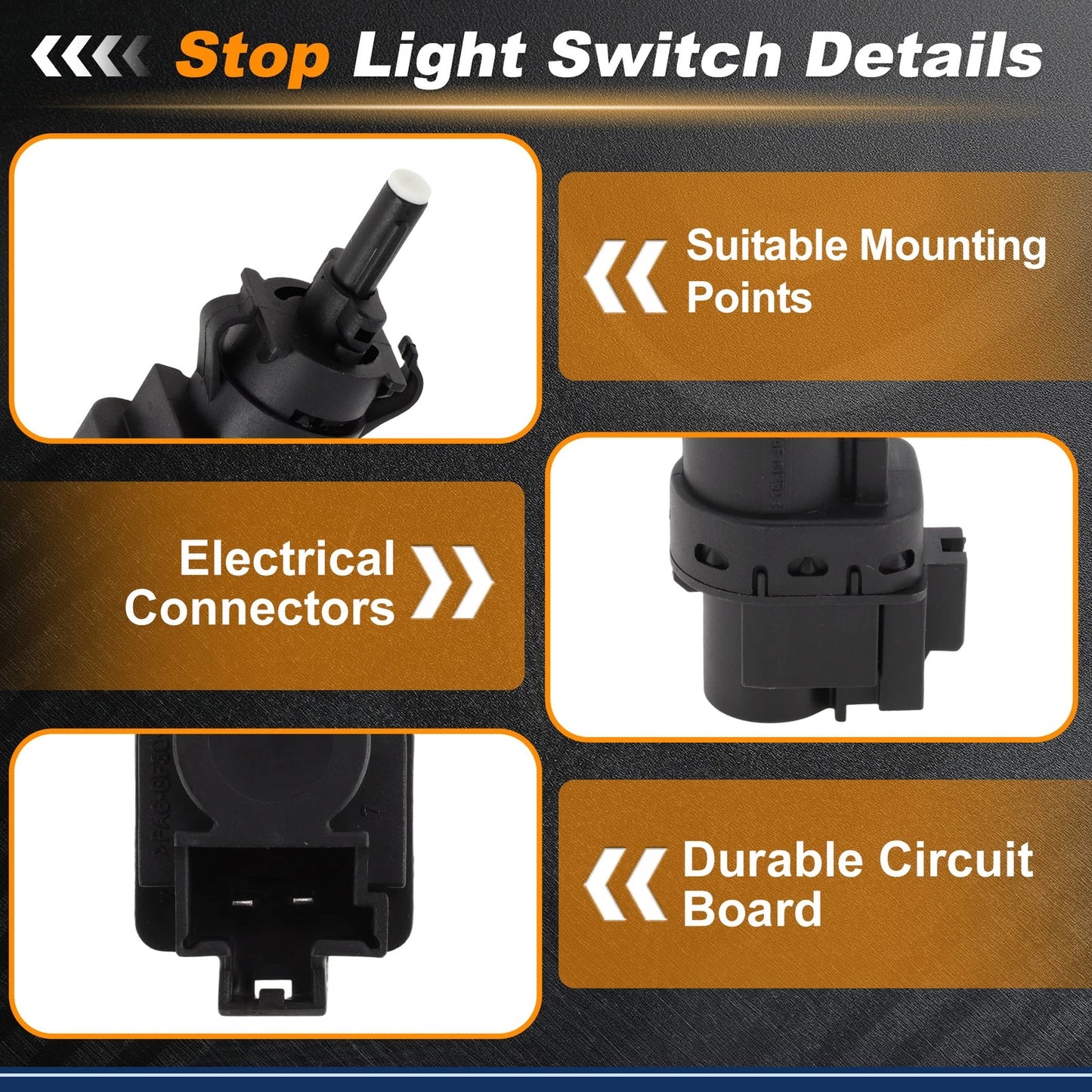 Brake Light Switch for Ford Fiesta (2011–2019) 1227339